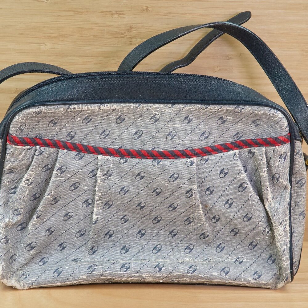 Vintage GUCCI Accessory Collection Collectible Crossbody Bag, Made in Italy